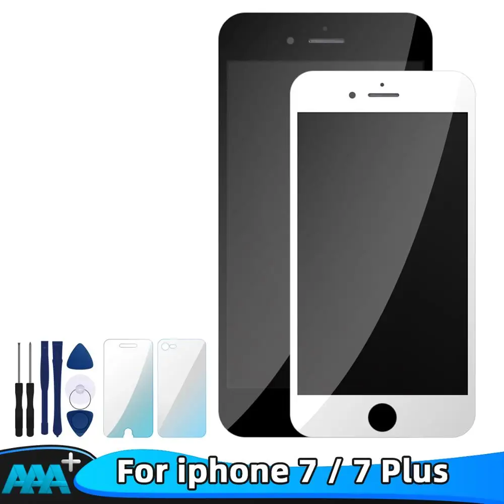100% ЖК-дисплей без битых пикселей для iPhone 7 7plus OEM дисплей 3D сенсорный дигитайзер в