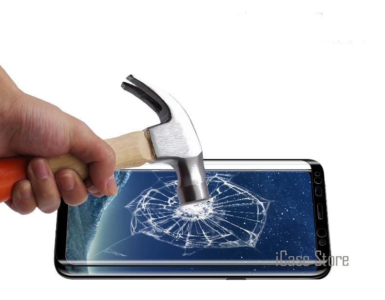 Полный охват 3D изогнутое закаленное Высокопрочное Стекло пленка для Samsung Galaxy S8/S8