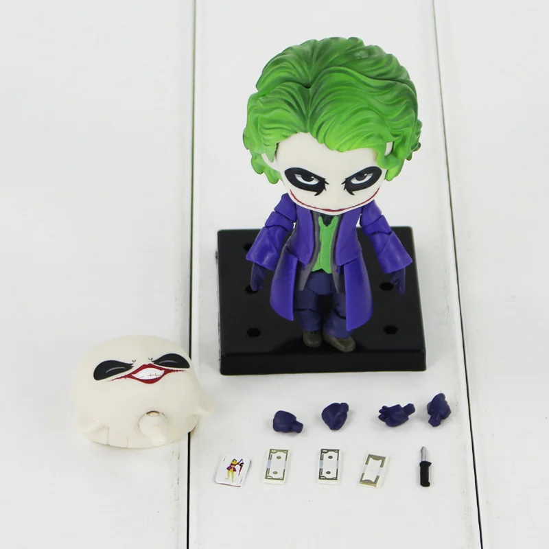 Nendoroid Бэтмен Темный рыцарь Джокер окрашенная фигурка злодея издание 566 Джокер кукла ПВХ фигурка Коллекционная модель игрушки