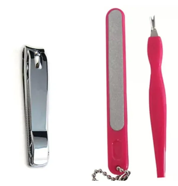 Маникюр инструмент три в одном маникюрные ножницы для ногтей вниз костюм