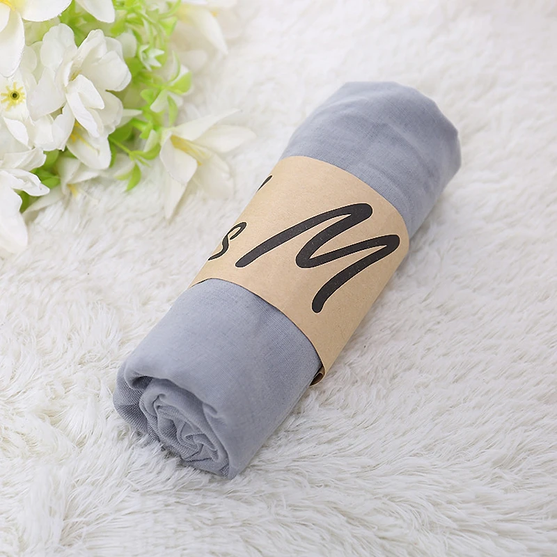 1 пара летние женские модные мягкие хлопковые льняные шарфы яркие одноцветные