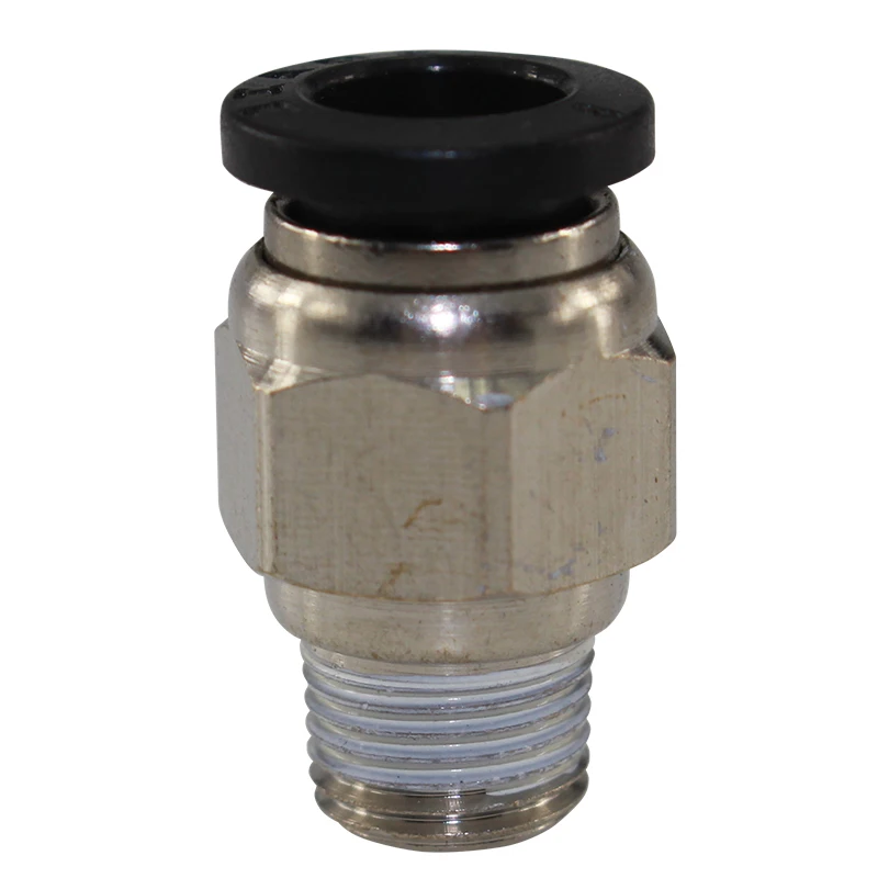 Никелевое покрытие M5 1/8 'ɱ/4'' 3/8 'ɱ/2'' Male- 4 6 8 10 12 мм прямой толчок в