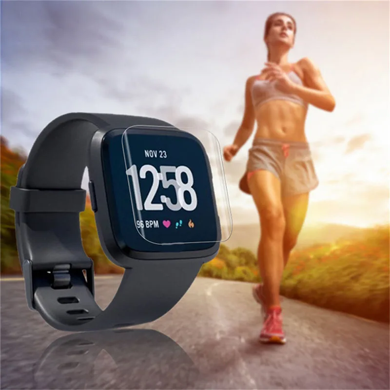 Защитное стекло для Fitbit Versa Glas Защита экрана Смарт-часы защита мягкая пленка