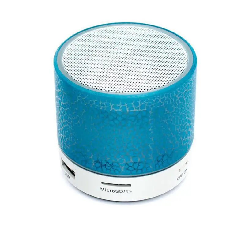Blue 100 шт./лот BRSUANG Мини Портативный беспроводной Bluetooth наружный динамик A9 USB Сабвуфер для iPhone samsung huawei Oneplus sony и т. д - Color: Blue