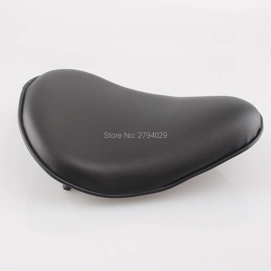 

Black Leather Solo Seat for Harley Sportster Dyna Bobber Chopper etc. Custom