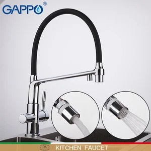 Фильтр для кухонной раковины Gappo Black Griferia, очиститель питьевой воды, Torneira Com Filtro rubrubinetto Cucina G4398-9