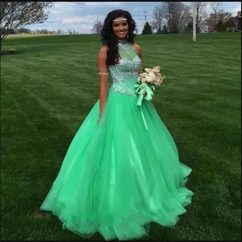 Винтажные платья Quinceanera длинное бальное платье принцессы для выпускного вечера 16