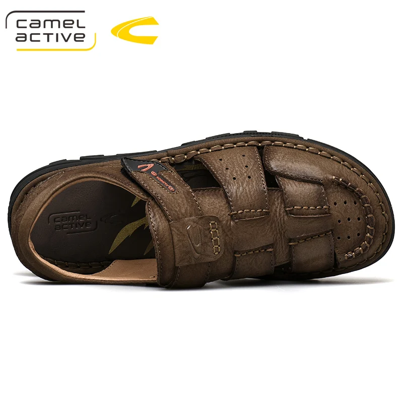Мужские сандалии из натуральной кожи Camel Active повседневные классические пляжные