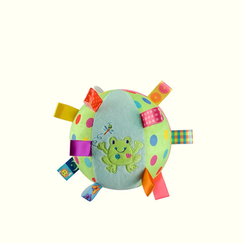 2016 Мультяшные детские игрушки в виде животных Колокольчик ткань мяч раннее