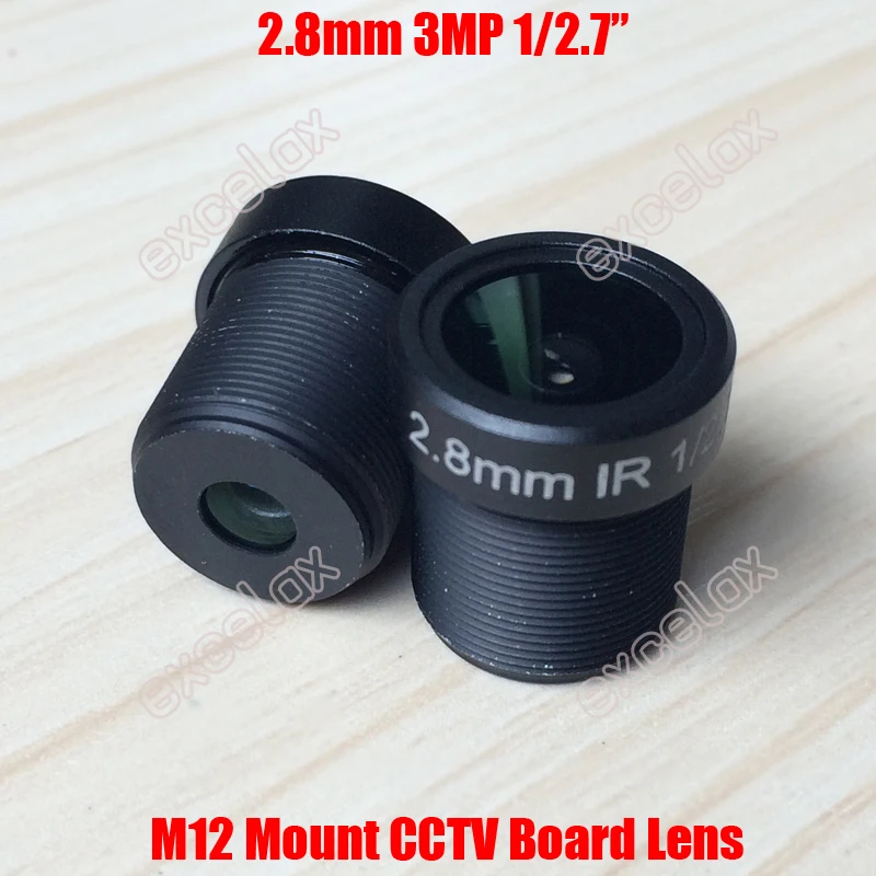 2 шт./лот 3MP 1/2. 7 &quot2 8 мм 120 градусов широкий угол обзора ИК CCTV фиксированная плата