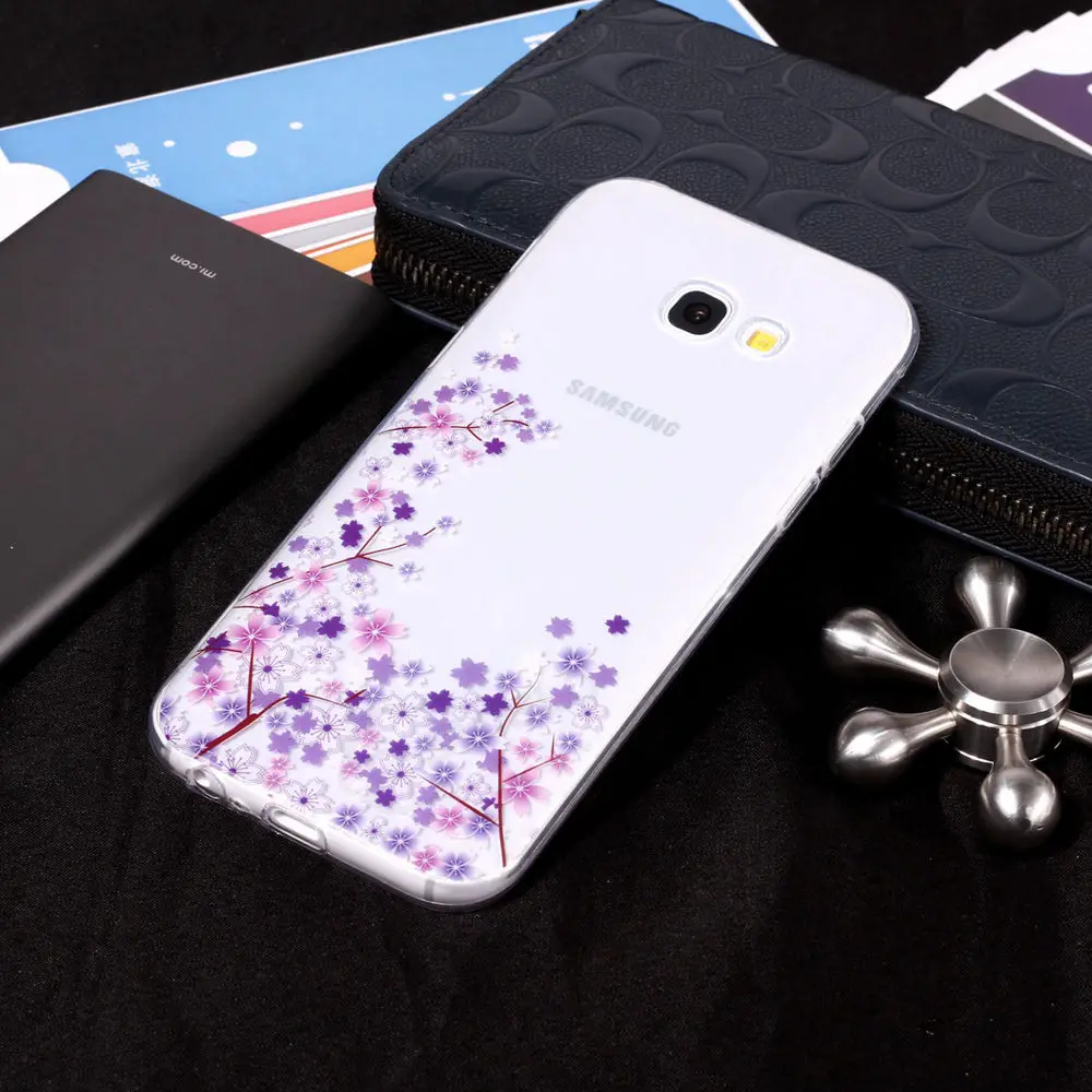 Мягкий ТПУ чехол для Samsung Galaxy A5 2017 A 520 A520 A520F A520F/DS телефона с рисунком SM-A520 SM-A520F/DS |