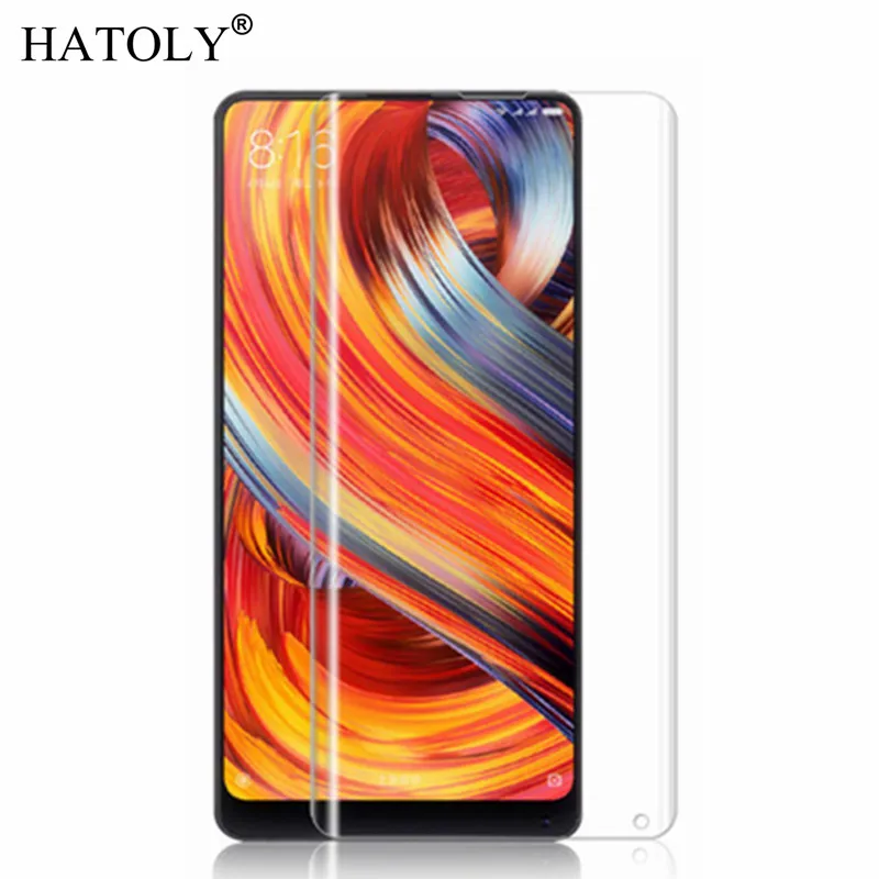 2 шт Защита экрана для Xiaomi Mi Mix пленка изогнутая из мягкого ТПУ против царапин TPU