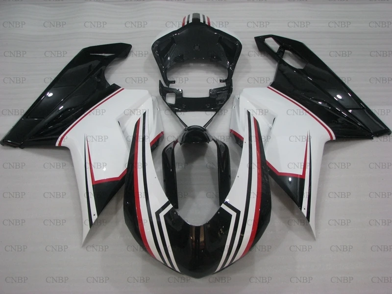1198 2007 - 2011 обтекатель из АБС-пластика 848 2009 для мотоцикла DUCATI 1098 2010 гонки черный