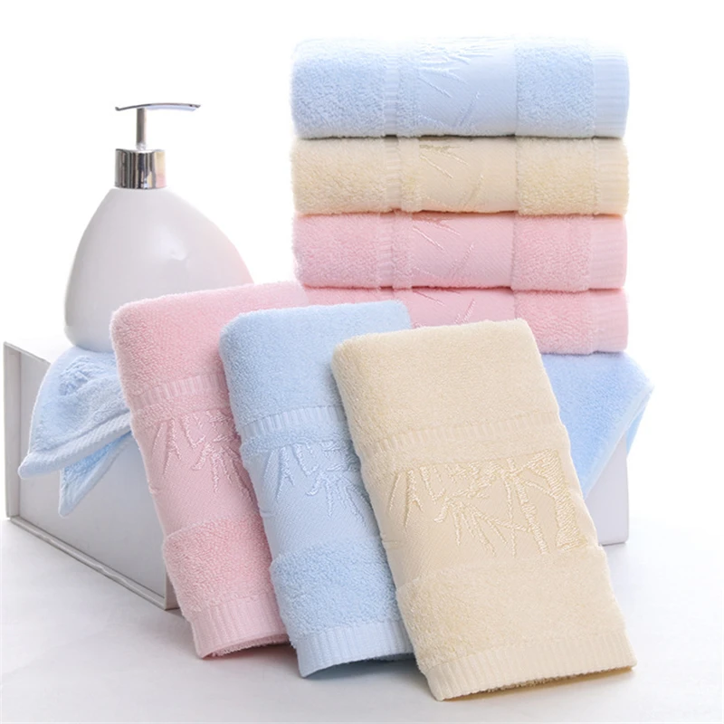 LCTMMYGS 2018 Five-star hotel luxury plain bamboo fiber jacquard towel adult male and female children's beauty club | Дом и сад