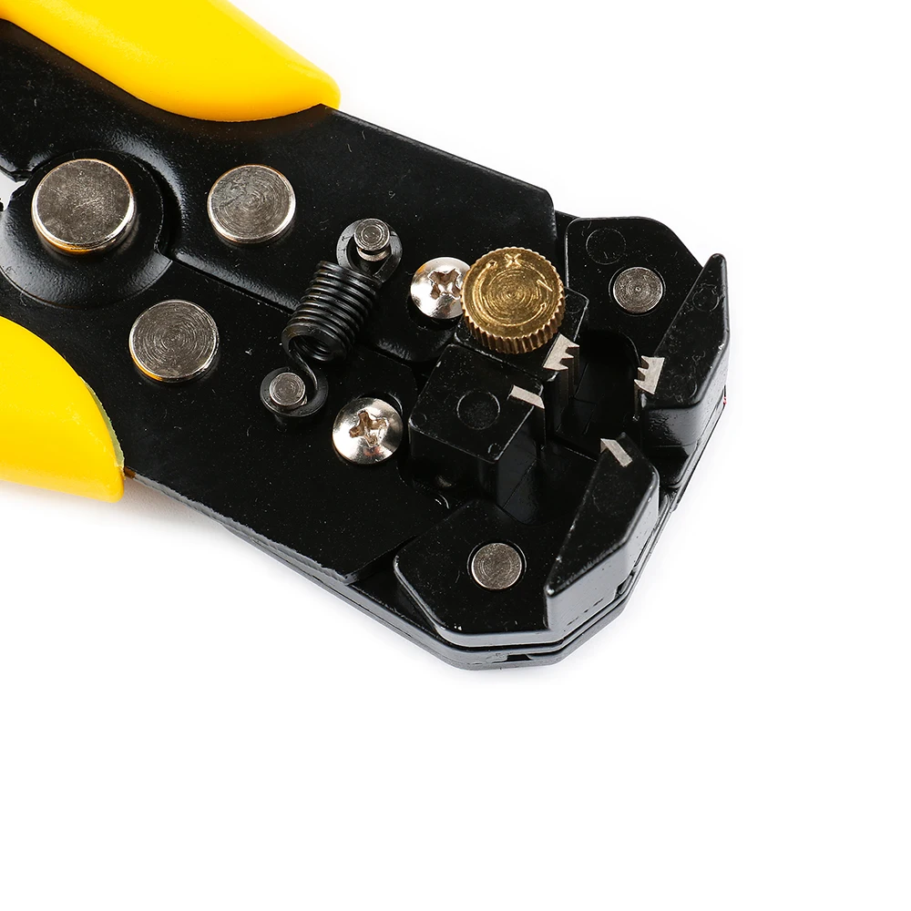 HS-D1 self-adjusting multi-function stripping crimper plier 0.2-6mm2 AWG24-10(Red/Yellow option