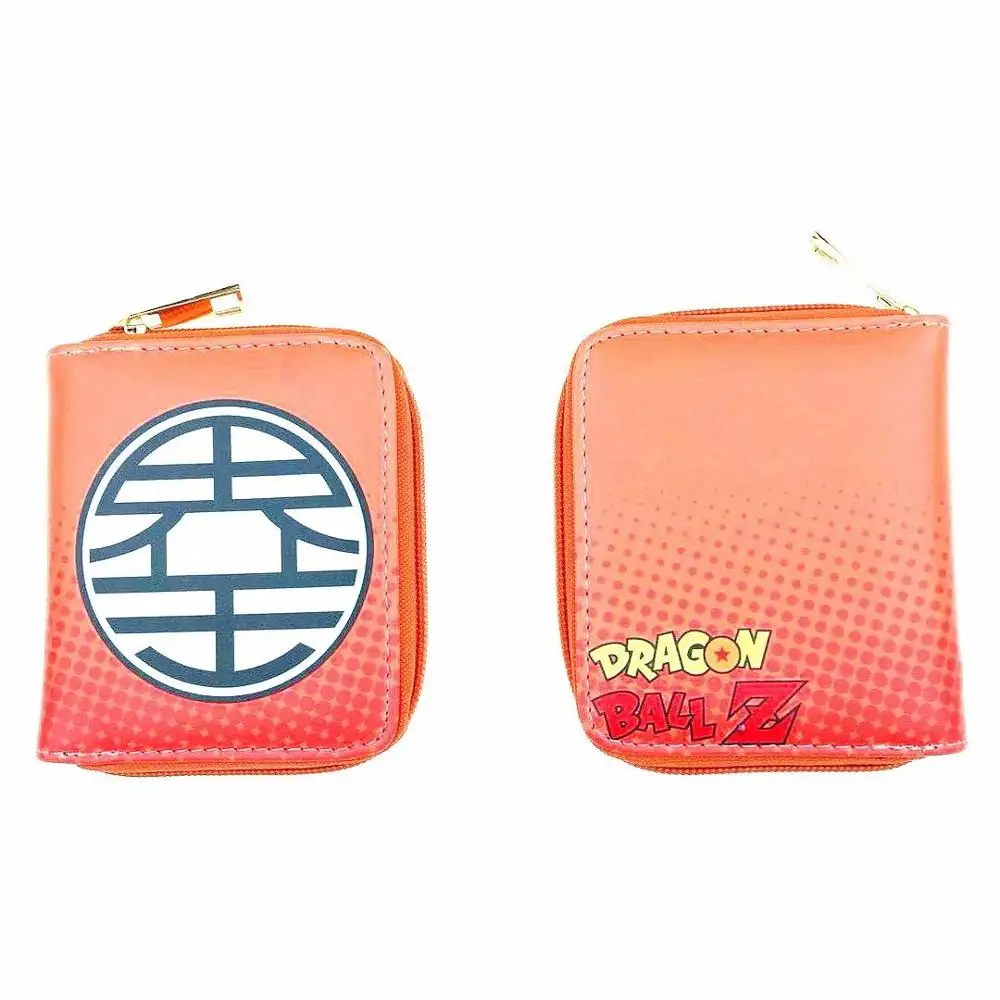 I Аниме Dragon Ball Z кожаный кошелек на молнии карты органайзер для монетницы кошельки подарки дети милый мультфильм мини кошелек - Цвет: I