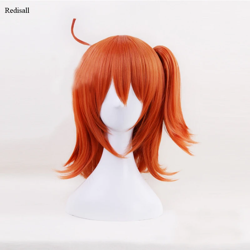FGO Fate Grand Order Gudako Fujimaru Ritsuka оранжевый парик базовый + косичка Хэллоуин