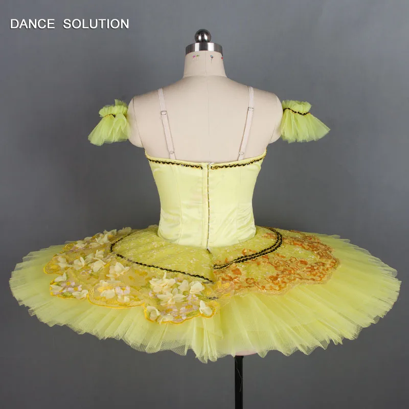 Профессиональная балетная пачка желтая тарелка платье Женская Классическая