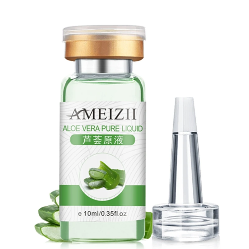 Aloe serum AMEIZII 24K Gold шесть пептидов коллагеновая сыворотка крем для лица отбеливающий увлажняющий с гиалуроновой кислотой антивозрастной подтягивающий укрепляющий уход за лицом - Вес нетто: Aloe serum