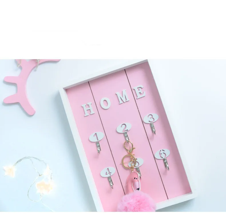 1 шт. скандинавский деревянный ящик для ключей настенный подвесной стеллаж