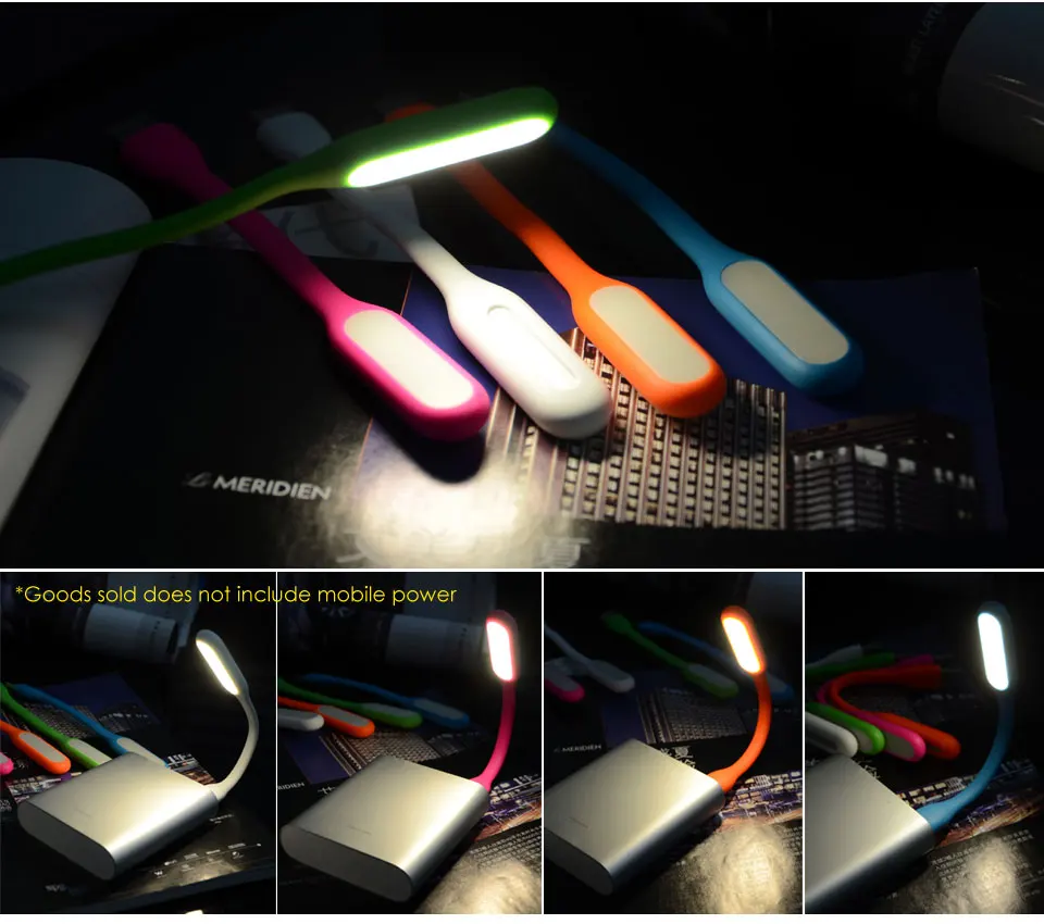 Foxanon Usb Led ночник лампа для чтения книг Гибкая Настольная лампа подходит для ноутбука Настольный банк питания ноутбук компьютер ПК
