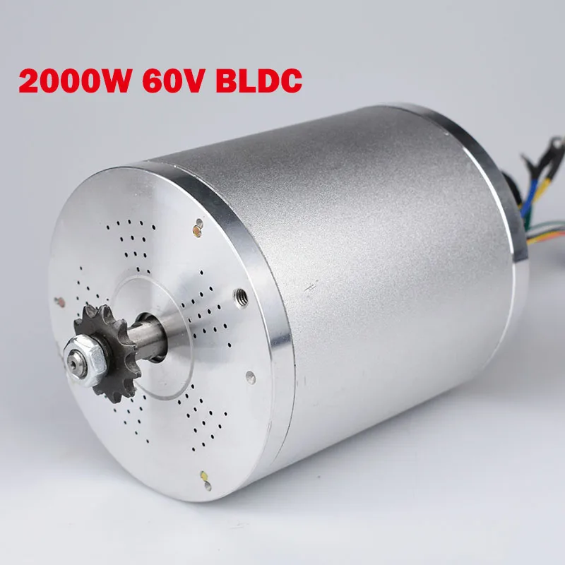 2018 Новый 60V 2000W электрический велосипед бесщеточный мотор для скутера двигатель