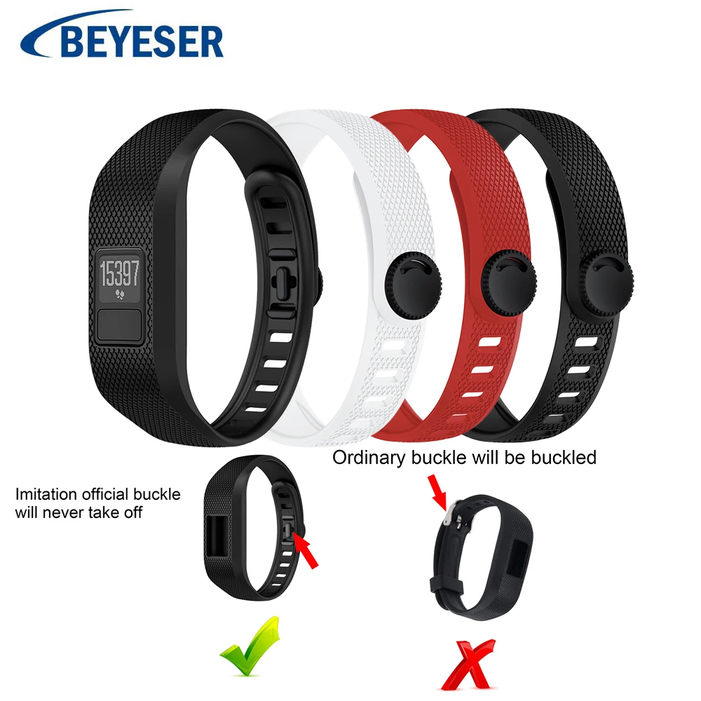 

For Garmin Vivofit 3 Watch strap Color silicone replacement strap sports smart band For Garmin Vivofit 3 Watch band watchband