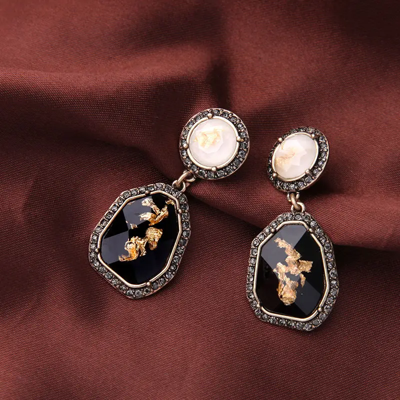 Оптовые цены модные вечерние серьги стильные ювелирные изделия из смолы