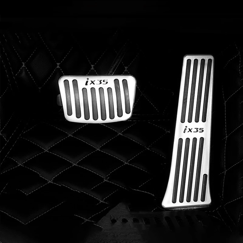 Для hyundai IX35 2010 2011 2012 2013 в алюминиевом автомобиле для укладки педали акселератора, педали тормоза, чехол, аксессуары