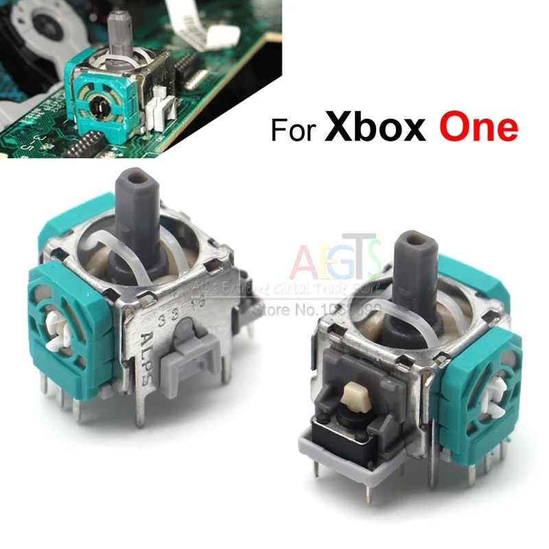 2 шт. ALPS 3D джойстик для Xbox One Caps Thumbstick сенсор Замена аналогового модуля оси для XBox One контроллер чехол
