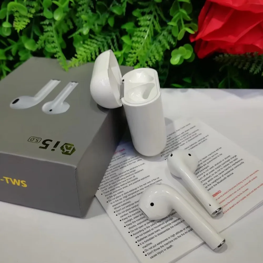 2019 New Style I5 Tws Bluetoth Earbuds 5.0 Wireless Earphone Touch Control PK i10 i12 For Xiaomi Sumsang Drop shipping | Электроника
