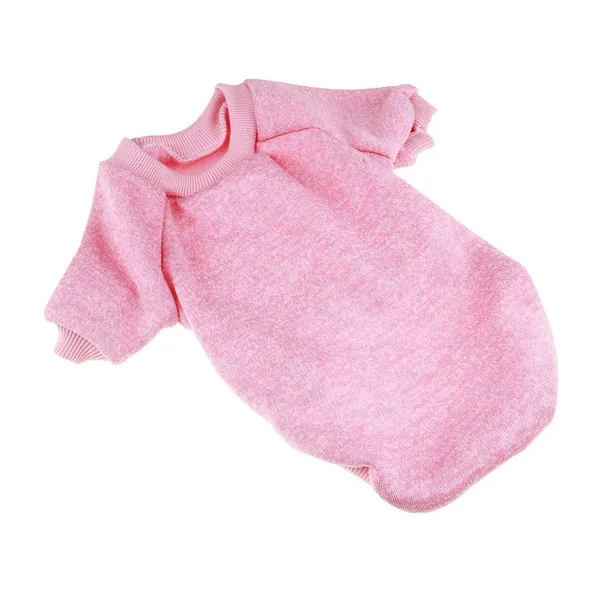 HOT PINK Одежда для собак, мягкое теплое пальто, свитер, одежда для щенка, рождественский подарок для маленьких собак, зимняя одежда Ropa Perro, чихуахуа, йоркца, 9 цветов - Цвет: HOT PINK