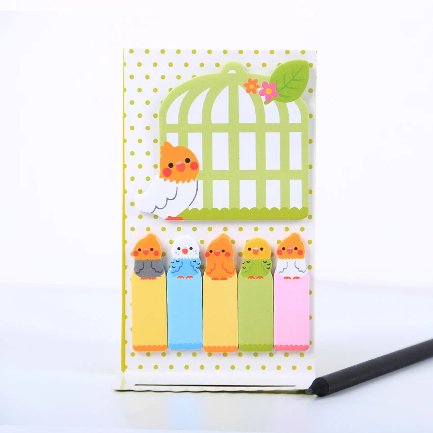 1 предмет Kawaii Творческий Скрапбукинг животное кошка наклейка с пандой Закладка для книги флажки для вкладок Memo книжные маркеры бумаги для заметок на клейкой основе канцелярские принадлежности - Цвет: 1
