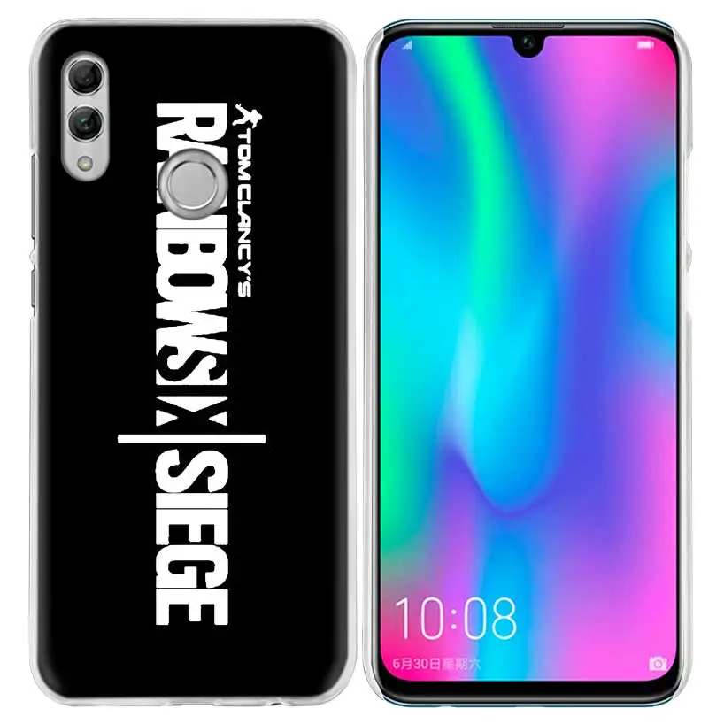 03 Радуга шесть чехол для huawei Honor 8X Y9 9 10 Lite Play 7C 8C 8S 8A фотоаппаратов моментальной печати 7S 7A Pro V20 20i Y6 Y7 Y5 Жесткий PC Капа чехол для телефона - Цвет: 03