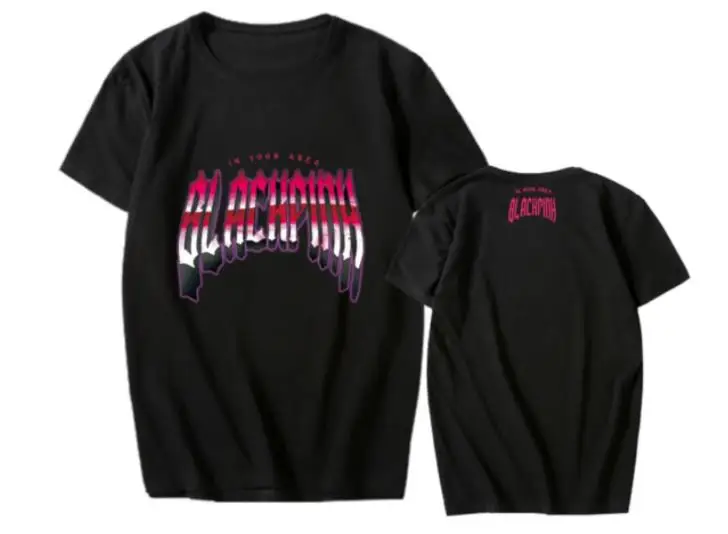 Blackpink убить любовь концерт такой же печати Круглая горловина футболка с коротким рукавом kpop Летний стиль; модная обувь унисекс; футболка 4 вида цветов