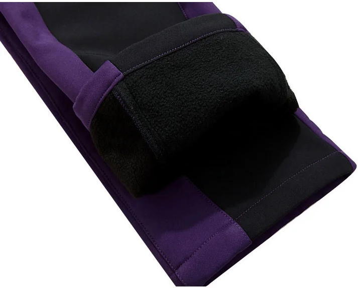 2017 женские Треккинговые лыжные ветрозащитные штаны зимние плотные флисовые для