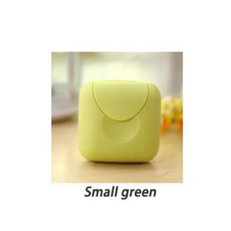 Green Small Ванная комната Туалет Facut интимные аксессуары мыльницы коробка портативный тарелка чехол домашний душ путешествия пеший Туризм держател - Цвет: Green Small