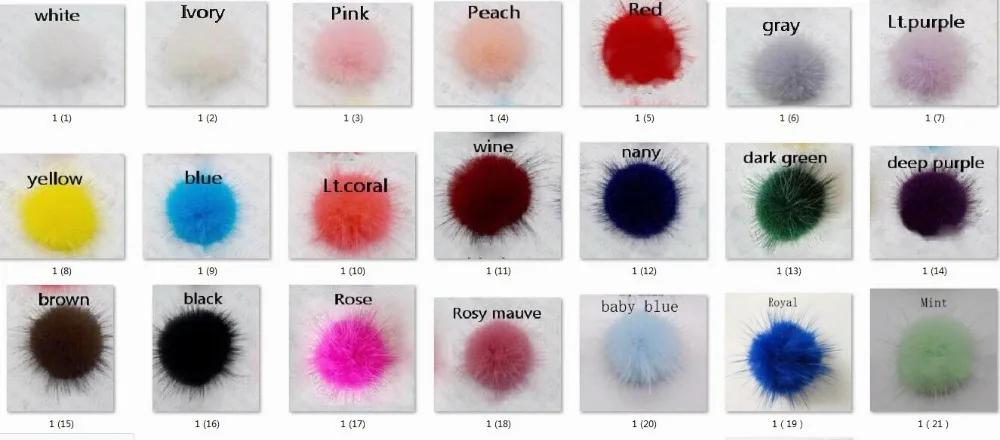 Аксессуары для волос меховой помпон шариковый милые помпоны женской ленты