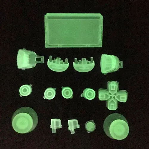 Luminous ChengHaoRan полный набор джойстики Dpad R1 L1 R2 L2 направление ключевые кнопки ABXY для sony PS4 Pro JDS-040 контроллер - Цвет: Luminous