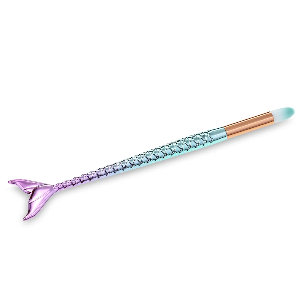 1 шт. Русалка Макияж Кисточки комплект рыбий хвост Основа для макияжа лица