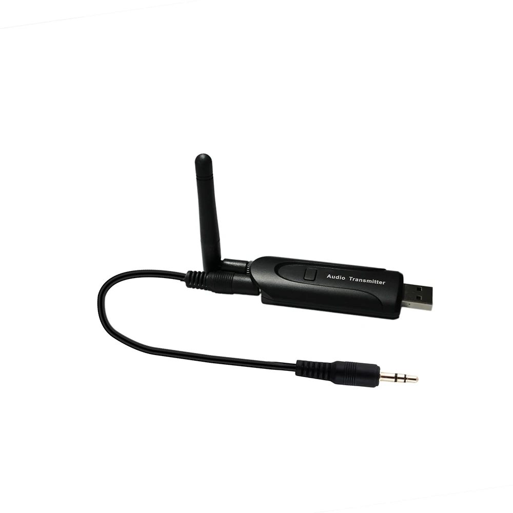 4 0 Bluetooth передатчик для ТВ 3 5 мм аудио адаптер беспроводной с антенной наушников