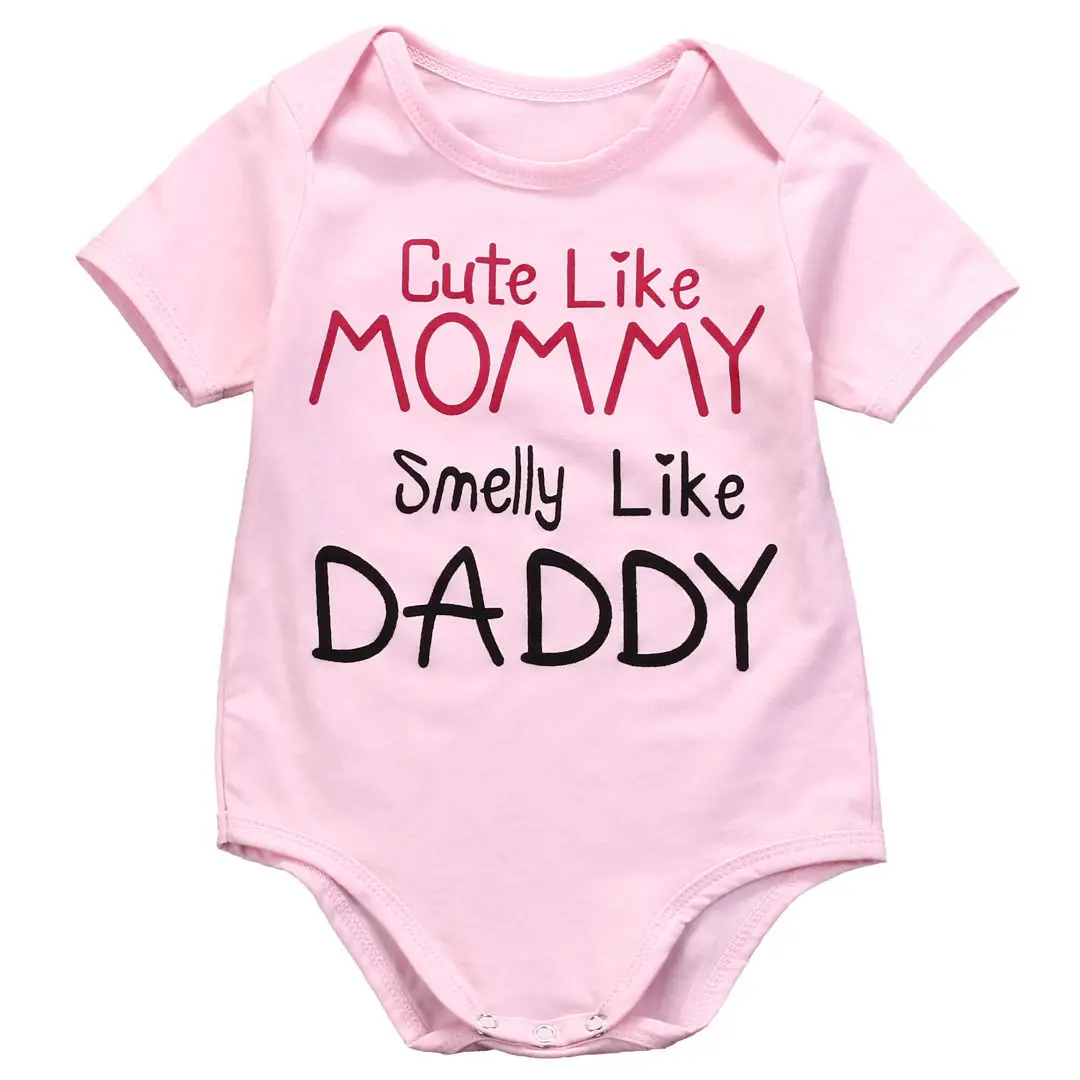 Baby Bodysuit !!Newborn Infant Baby Girls Cotton Short Sleeve Bodysuit Jumpsuit Outfits Clothes Size 0-18M