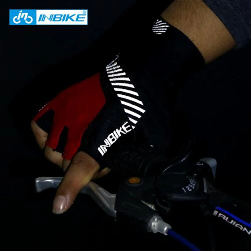 INBIKE Wrist Protection Sport Fitness Gloves Cycling Men Women Breathable ReflectiveAnti-Slip Gel Pad Bike Bicycle | Спорт и