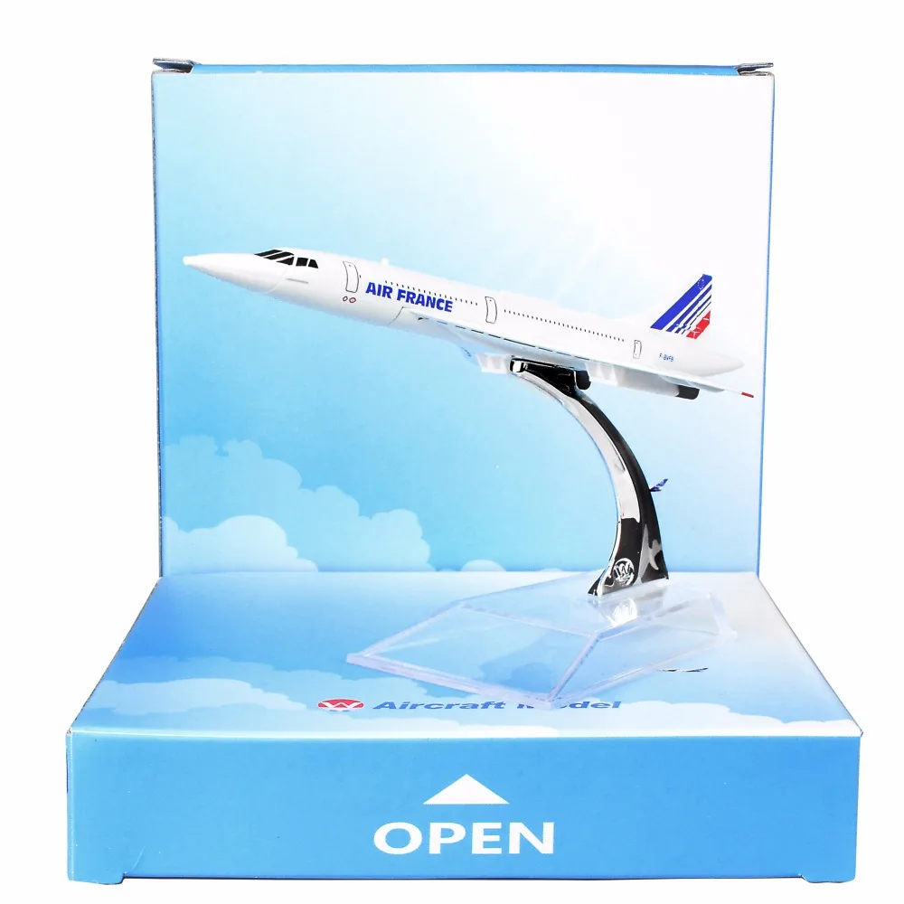 Франция Airways F-BVFB Concorde 16 см металлические модели самолетов для детей подарок на