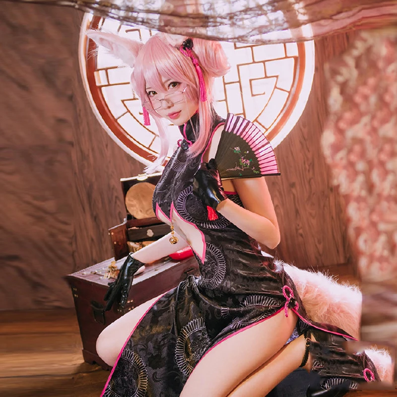 Новый fate Grand Order Koyanskaya tammo no Mae косплей костюм сексуальный Чонсам Платье для