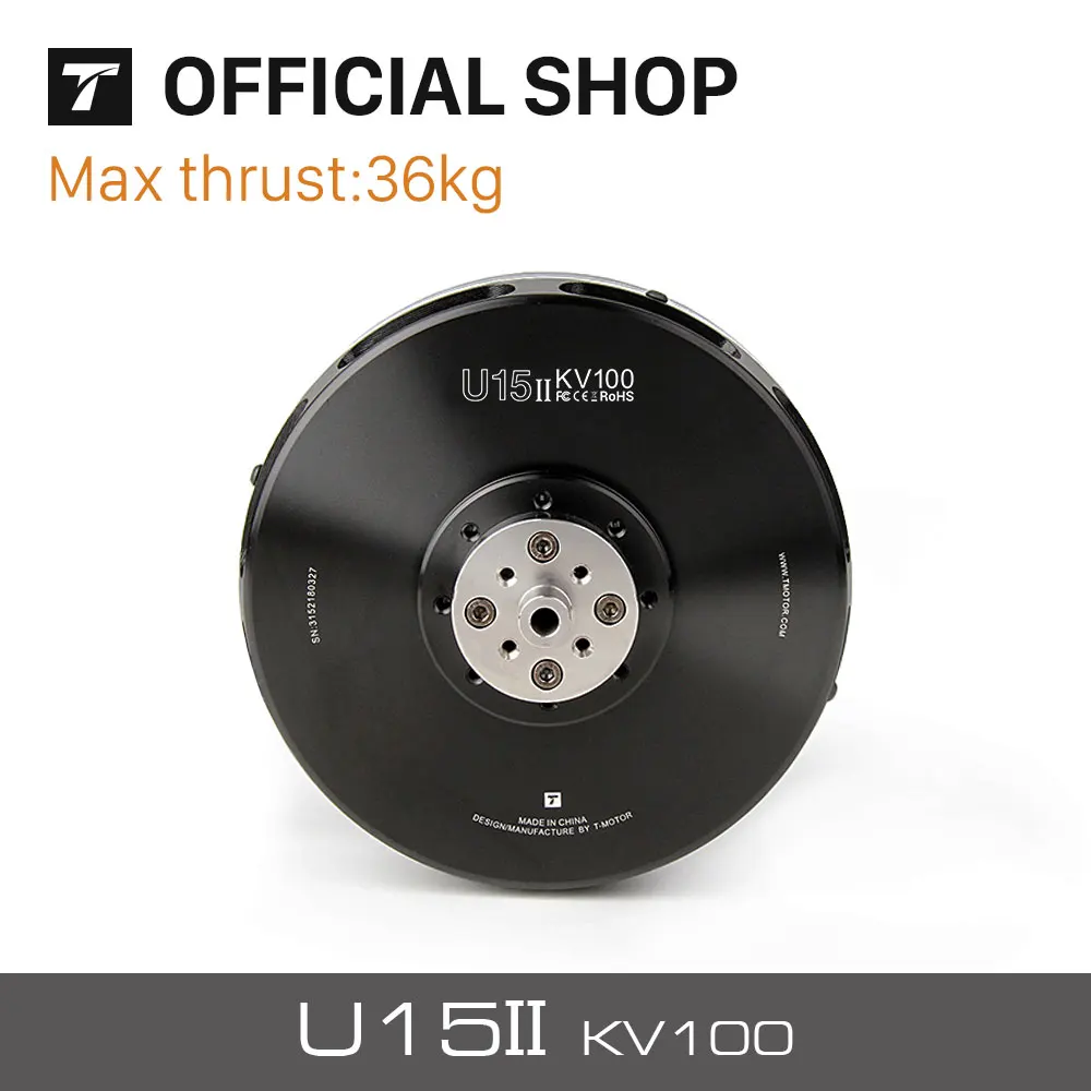 T MOTOR U15 II KV100 Outrunner водонепроницаемый 12 24S бесщеточный двигатель для грузового