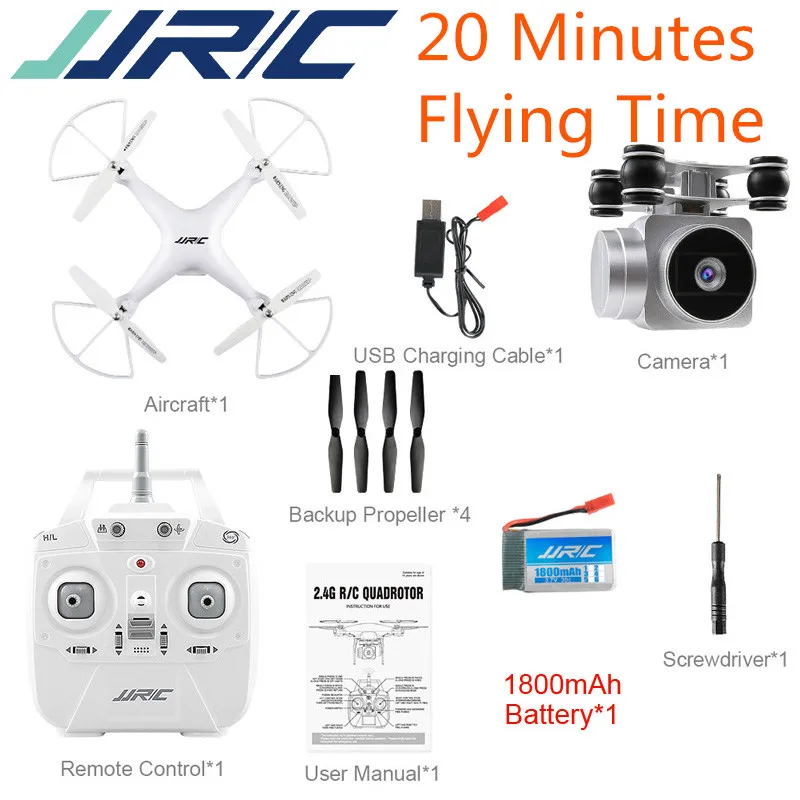 JJRC H68 WiFi HD камера Радиоуправляемый Дрон Квадрокоптер детский пульт