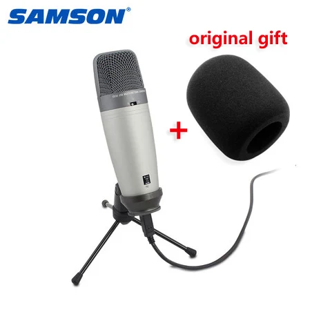 Оригинальный Samson C03U (+ windsceen губка) мульти-шаблон USB Студийный конденсаторный