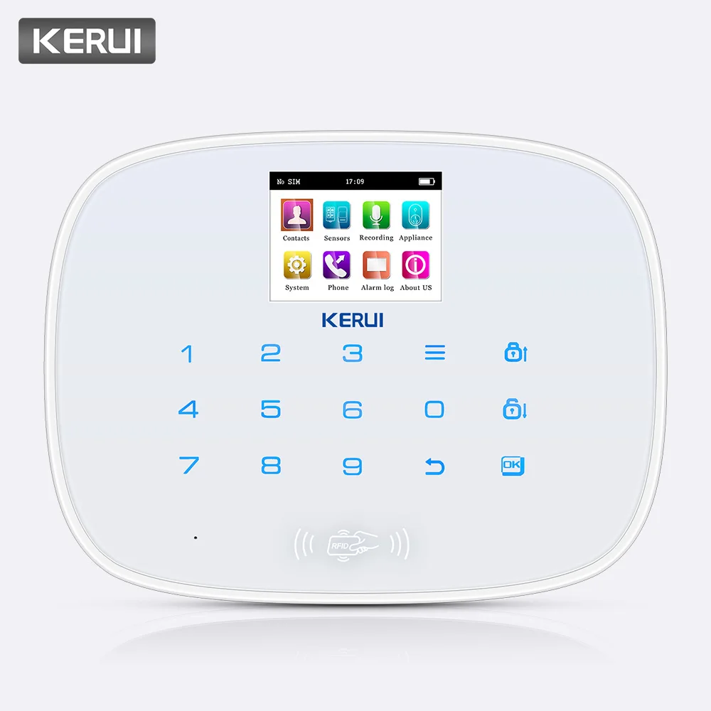 KERUI GSM 850/900/1800/1900 МГц охранная сигнализация Системы безопасности Android iOS APP