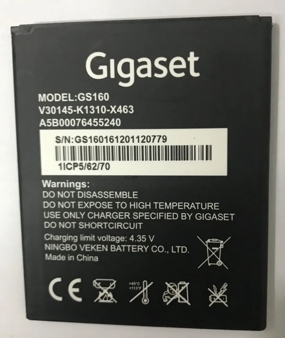 Оригинальный аккумулятор 2200 мАч для GIGASET GS160 V30145-K1310-X463 батареи | Мобильные